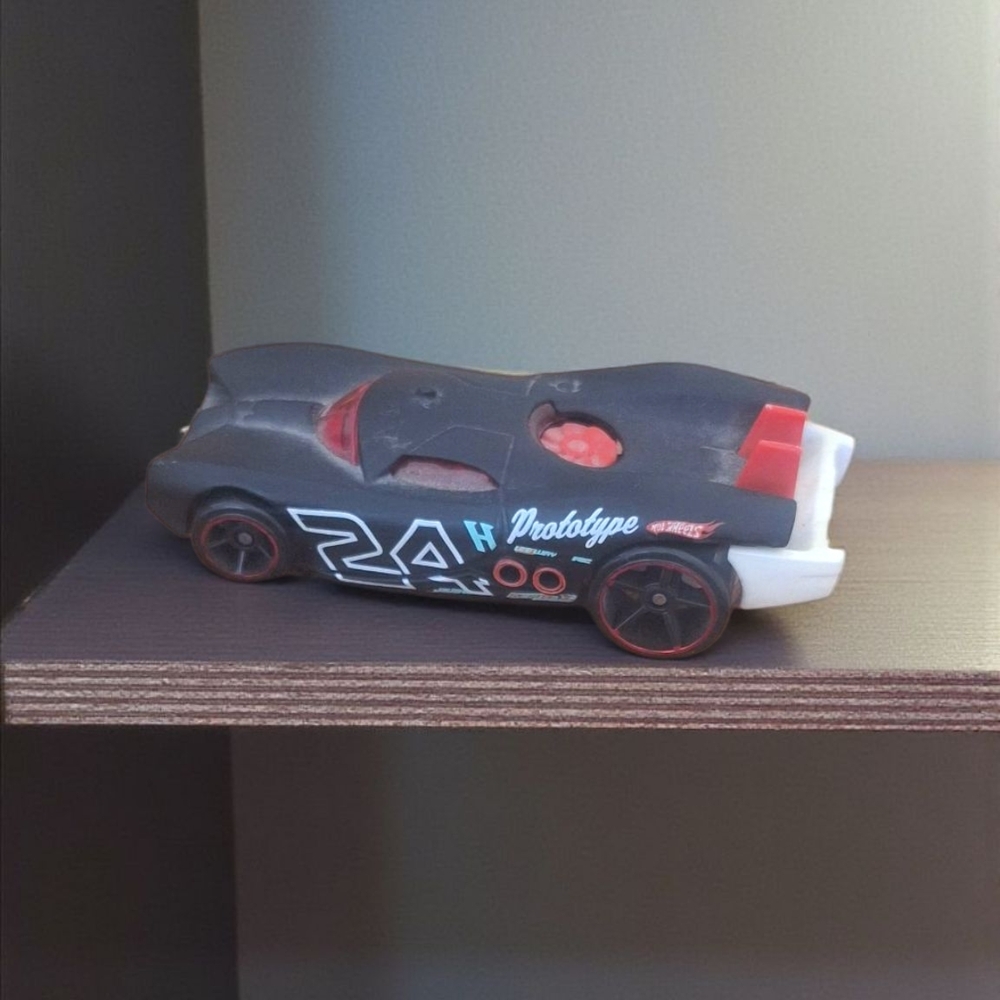 Hot Wheels 2011 Prototype H-24 Black Thrill Racers Raceway Loose